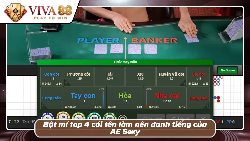 4 siêu phẩm vạn người mê tại AE Sexy Viva88