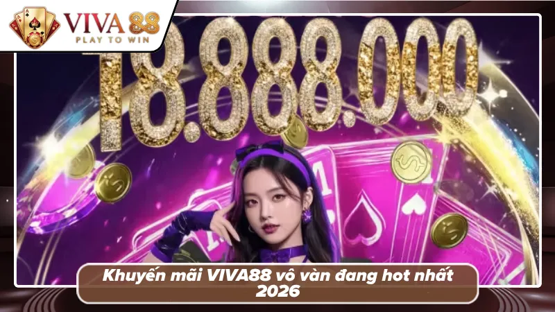 Vô số các khuyến mãi VIVA88 đặc sắc được hiển thị ngay tại sảnh game